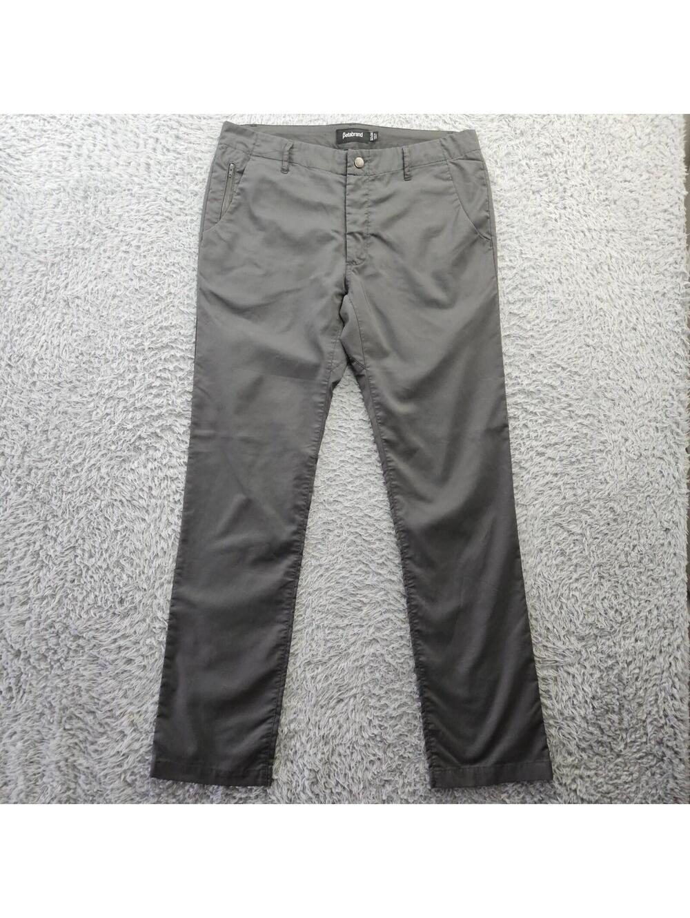 Betabrand Performance Pants 32x34 (Fits 35x33) Stretch Polyester Golf Gray